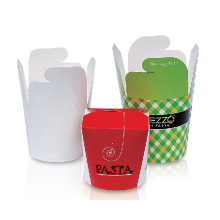 Noodle Box Papier Take Away Lebensmittelkoffer Lebensmittelcontainer